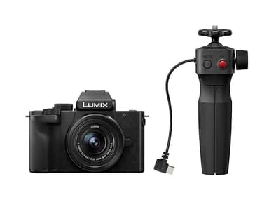 Panasonic LUMIX G100 4k Mirrorless Camera, Lightweight Camera for Photo and Video, Built-in Microphone, Micro Four Thirds with 12-32mm Lens, 5-Axis Hybrid I.S., 4K 24p 30p Video, DC-G100DVK (Black)
