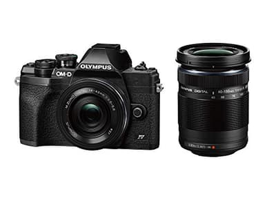 OM SYSTEM/Olympus OLYMPUS Mirrorless SLR Camera OM-D E-M10 MarkIV EZ Double Zoom Kit, Black