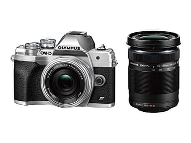 OM SYSTEM/Olympus OLYMPUS Mirrorless SLR Camera OM-D E-M10 MarkIV EZ Double Zoom Kit, Silver