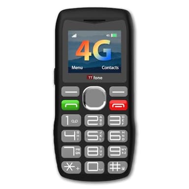 TTfone TT890 4G Phone for Seniors – Easy to use mobile phone with big buttons, SOS button, USB-C charging, Bluetooth, camera – unlocked