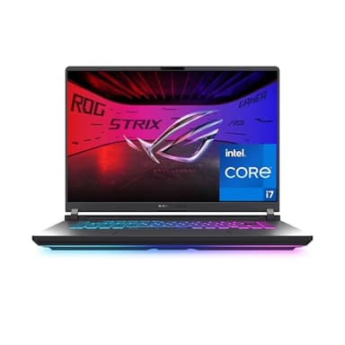 ASUS ROG Strix G16 Gaming Laptop, 16" 165Hz/3ms FHD IPS Display, Intel Core i7-14650HX, 16GB DDR5 RAM, 1TB SSD, NVIDIA GeForce RTX 5060 with 8GB DDR7, Wi-Fi 7, US English Keyboard, Windows 11 Home
