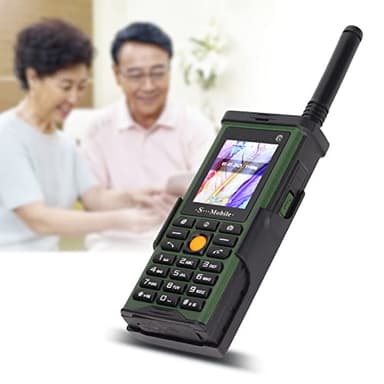Unlocked 2G Mobile Phone, Mobile Phone with 4 SIM Cards, Retro Phone for Seniors, with 2.2 Inch HD Screen, Big Button, Large Speaker, Interchangeable Rod(Green)