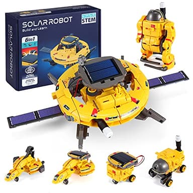 COBFDHA STEM Projects for Kids Age 8-12, Science Kits for Boys, Solar Robot Toys for 12-16 Year Old Teen Boys Girls, 120Pcs Building Experiments Robots for Teenage Ages 9 10 11.