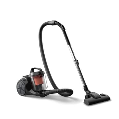 Philips 1000 Series XB1042/10 - Bagless Vacuum Cleaner, 1200W, PowerCyclone 3, 1.3L Dustbin Capacity, Black