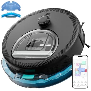 LEFANT M330Pro Robot Vacuum Cleaner with Mop Function, 5000Pa Vacuum Robot Robot Vacuum Cleaner with 190° PSD Obstacle Avoidance, 150 Min, WiFi/Alexa/APP, Vacuum Cleaner Robot Ideal for Pet Hair
